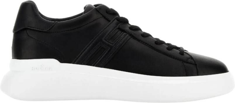 Hogan Zwarte Sneakers H580 Allacciato H Slash Black Heren