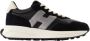 Hogan Zwarte Leren Sneakers met Metalen Logo Black Dames - Thumbnail 9