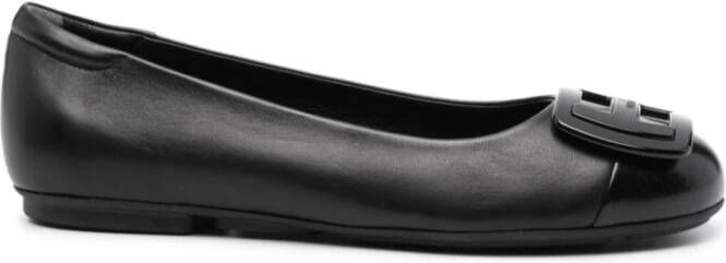 Hogan Zwarte platte schoenen Black Dames