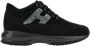 Hogan Zwarte Sneakers met Rhinestone Detail Black Dames - Thumbnail 1