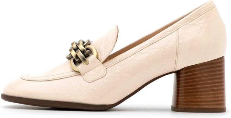 Högl Amanda 2-106210-1600 Crème Leren Pumps Beige Dames