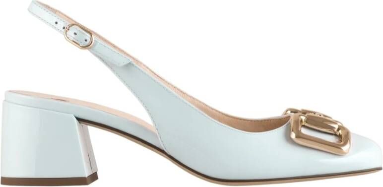 Högl Elegante Blauwe Lakleren Pumps Blue Dames