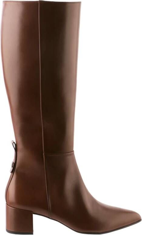 Högl Elegante High-Knee Laarzen Journey Brown Dames