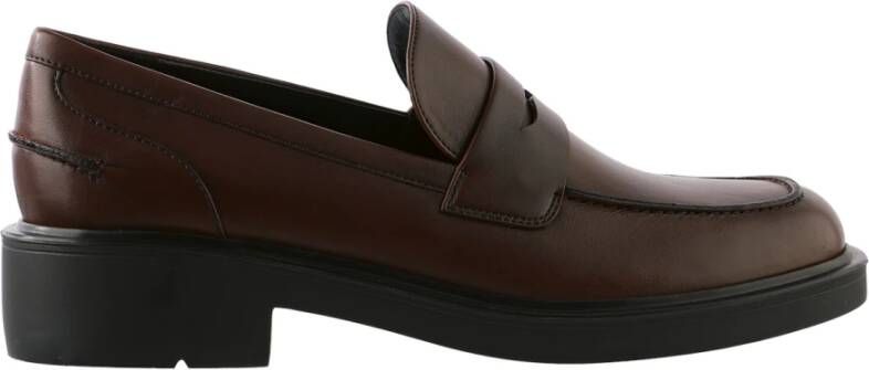 Högl Klassieke Loafer Stijl Schoen Brown Dames