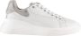 Högl Metallic witte sneaker met platformzool White Dames - Thumbnail 2