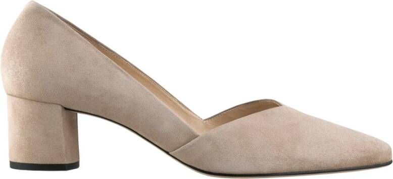 Högl Taupe Boulevard Suède Pumps Chic Stijl Beige Dames