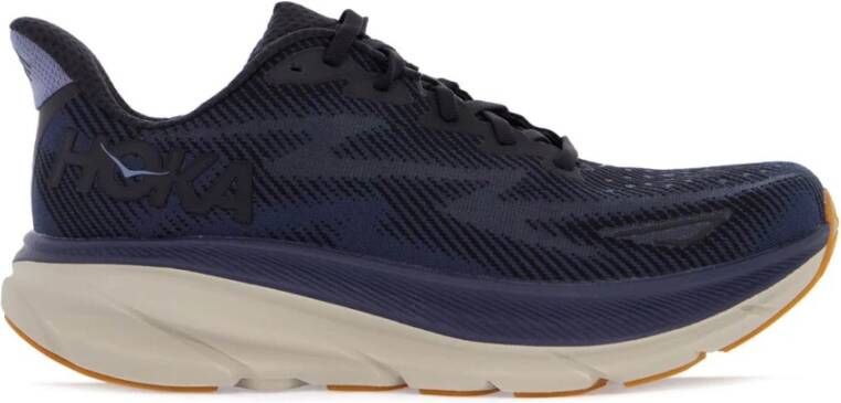 Hoka One Ademende Gebreide Sneakers met Durabrasion Zool Blue Heren