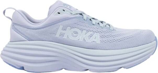 Hoka One Ademende Mesh Sneakers met TPU Finish Purple Dames