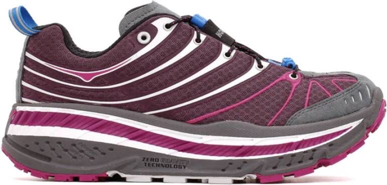 Hoka One Aubergine Hardloopschoenen voor Dames Multicolor Heren