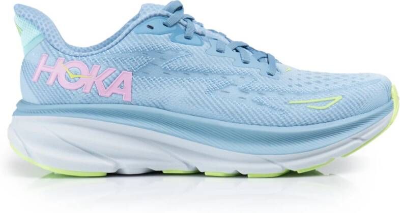 Hoka One Blauwe Dames Clifton 9 Sneakers Blue Dames