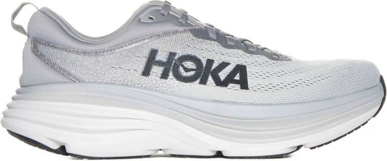 HOKA Lage Sneakers Bondi 8 Maat: 42 2 3 Materiaal: Textiel Kleur: Grijs