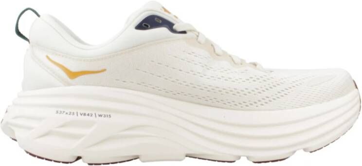 Hoka One Bondi 8 Sneakers White Heren