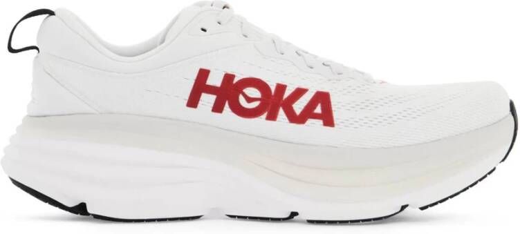 Hoka One Bondi 8 Sneakers White Heren