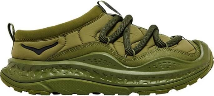 Hoka One Bosvloer Sneakers Futuristisch Ontwerp Green Heren