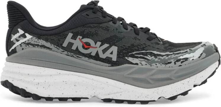 Hoka One Camouflage Stinson 7 Sneakers met Rubberen Details Gray Heren