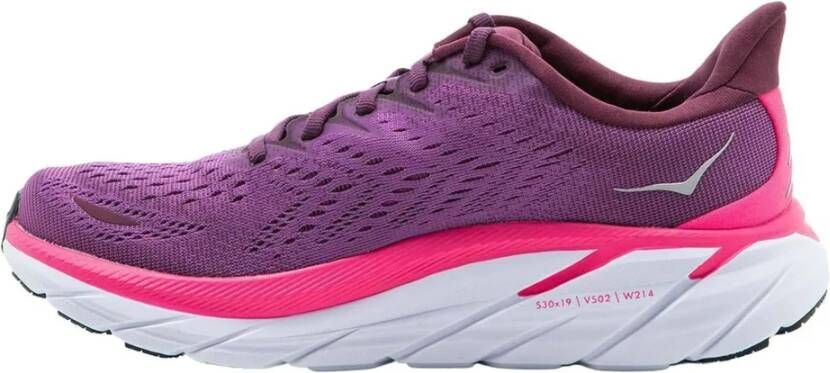 HOKA Women's Clifton 8 Hardloopschoenen Regular purper