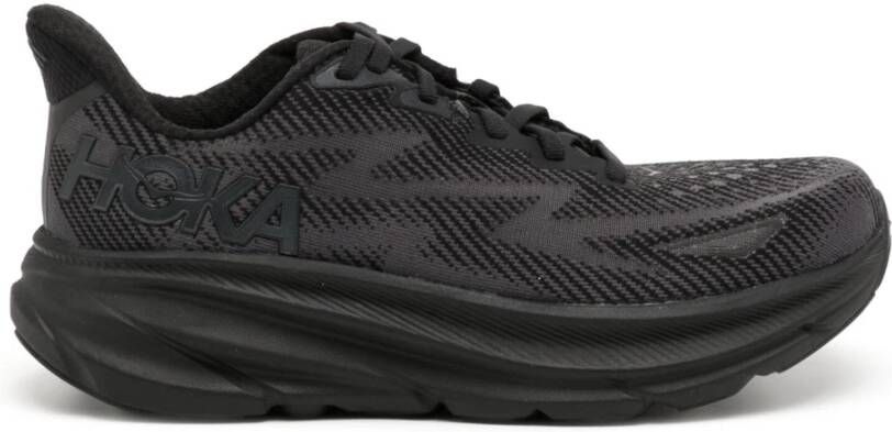 Hoka One Clifton 9 Hardloopschoenen Black Dames