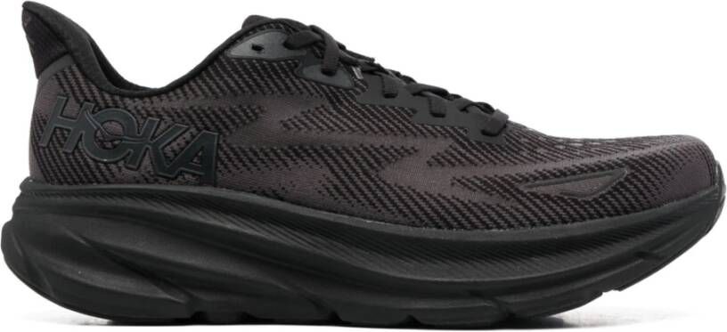 Hoka One Clifton 9 Hardloopschoenen Black Heren