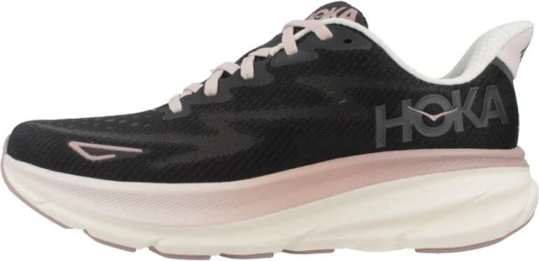 Hoka One Clifton 9 Sneakers Black Dames