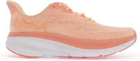 Hoka One Clifton 9 Sneakers Orange Dames