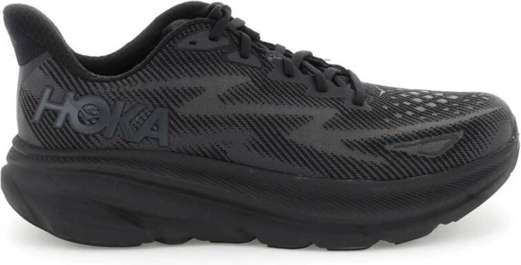 Hoka One Clifton 9 Zwarte Hardloopschoen Black