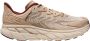 Hoka One Clifton LS Hardloopschoen Beige Heren - Thumbnail 1