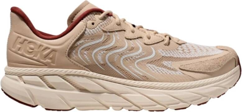 Hoka One Clifton LS Running Shoe Beige Heren