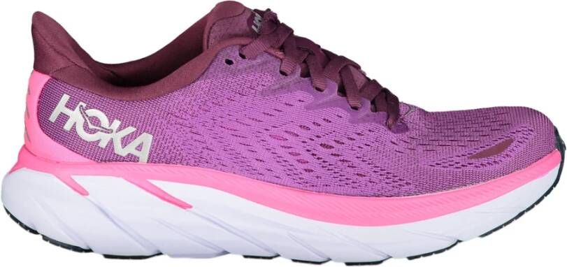 Hoka One Contrasterende lage sneakers Purple Dames