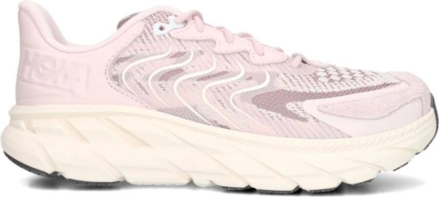 Hoka One Dames Clifton Ls Sneakers Roze Pink Dames