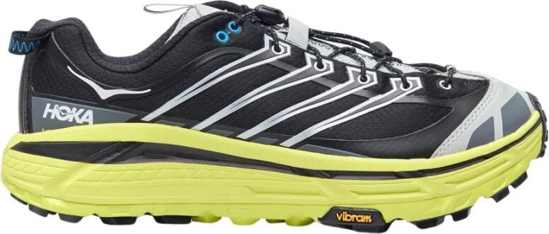 Hoka One Gedempte Sneakers met Quicklace Sluiting Black Heren