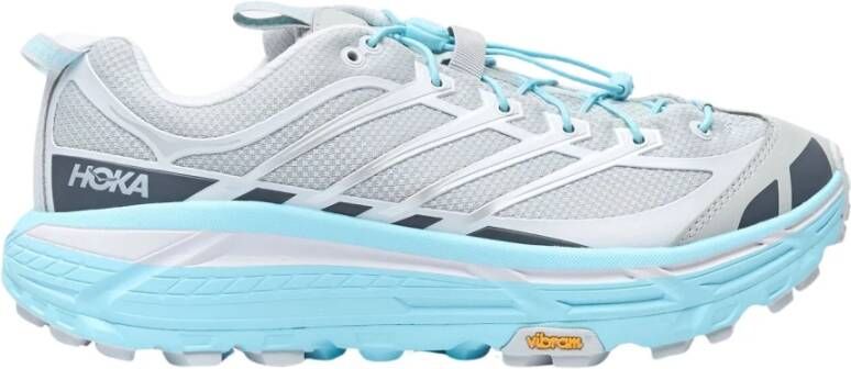 Hoka One Gedempte Sneakers met Quicklace Sluiting Blue Heren