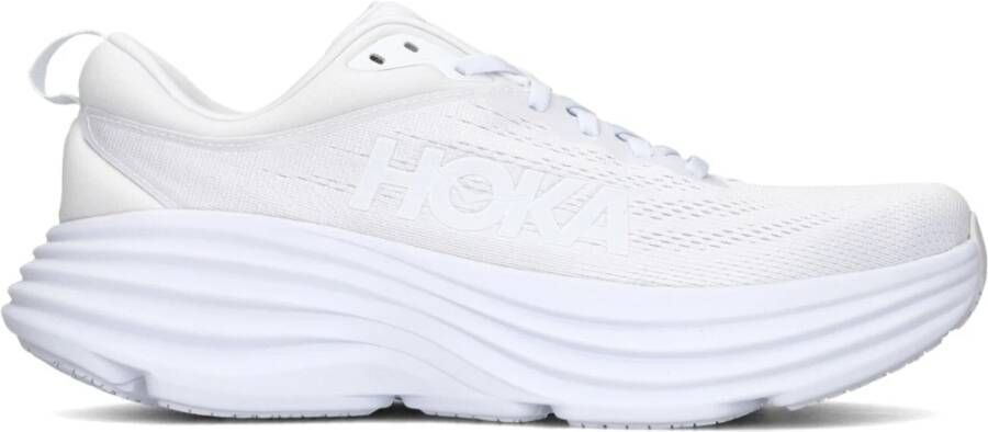 HOKA Lage Sneakers Dames Bondi 8 Maat: 44 Materiaal: Textiel Kleur: Wit