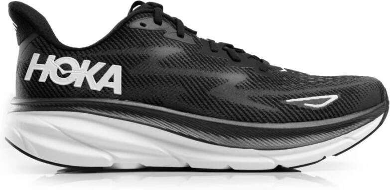 Hoka One Heren Clifton 9 Sneakers Zwart Black Heren