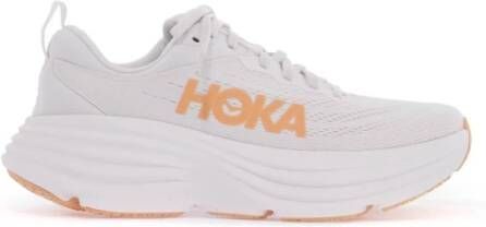 Hoka One Mesh Sneakers met Contrasterend Logo White Heren