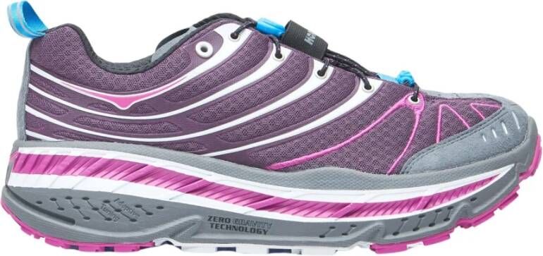 Hoka One Mesh Sneakers met TPU-versteviging Purple Heren