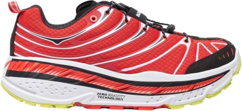 Hoka One Mesh Sneakers met TPU-versteviging Red Heren