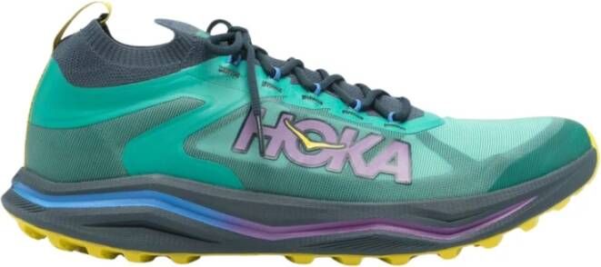 Hoka One Multikleur Sneakers met Groen Paneelontwerp Multicolor Heren