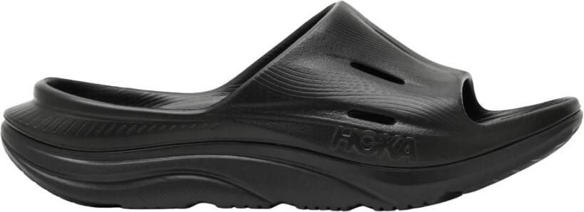 Hoka One Recovery Slide Sandalen Black Heren