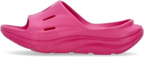 HOKA Women's Ora Recovery Slide 3 Sandalen maat 10-12 roze