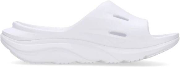 Hoka One Slippers White Heren