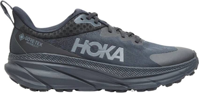 Hoka One Zwarte Skyline-Float Sneakers van Stof Black Heren