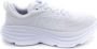 Hoka One Witte Hoka Bondi 8 Schoenen voor Dames White Heren - Thumbnail 6