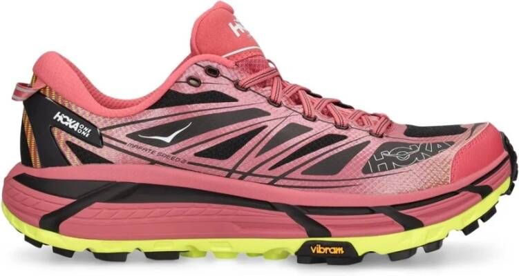 Hoka One Speed 2 Trail Hardloopschoenen Pink Heren