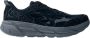 Hoka One Suede Sneakers met Logo Applique Black Heren - Thumbnail 1