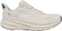 Hoka One Tech Fabric Clifton 9 Sneakers White Heren - Thumbnail 1