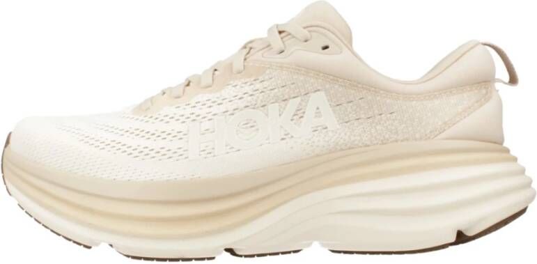 Hoka One Verhoog je sneaker game met Bondi 8 Beige Heren