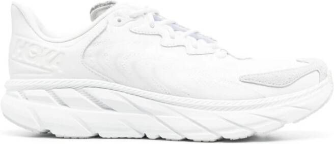 HOKA Sneakers Clifton Ls Maat: 41 1 3 Materiaal: Leatherlook Kleur: Wit