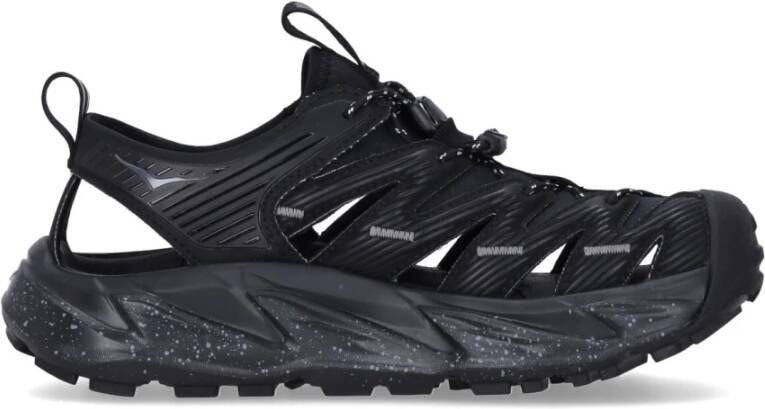 Hoka One Zwart Castlerock Outdoor Schoen Streetwear Stijl Black Heren