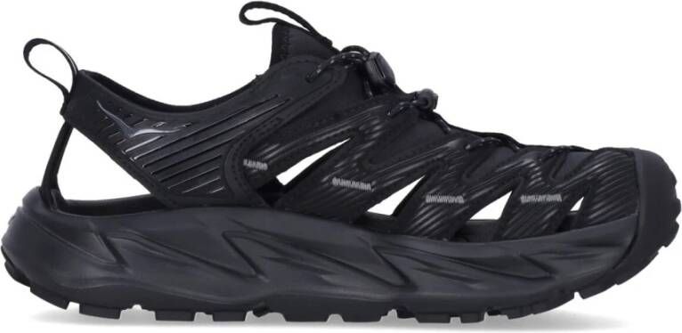 Hoka One Zwarte buitenschoen met snelsluiting Black Heren