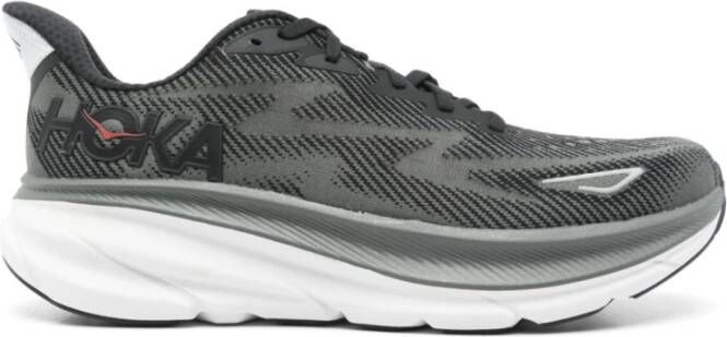 HOKA Lage Sneakers Dames Clifton 9 Maat: 45 1 3 Materiaal: Textiel Kleur: Zwart